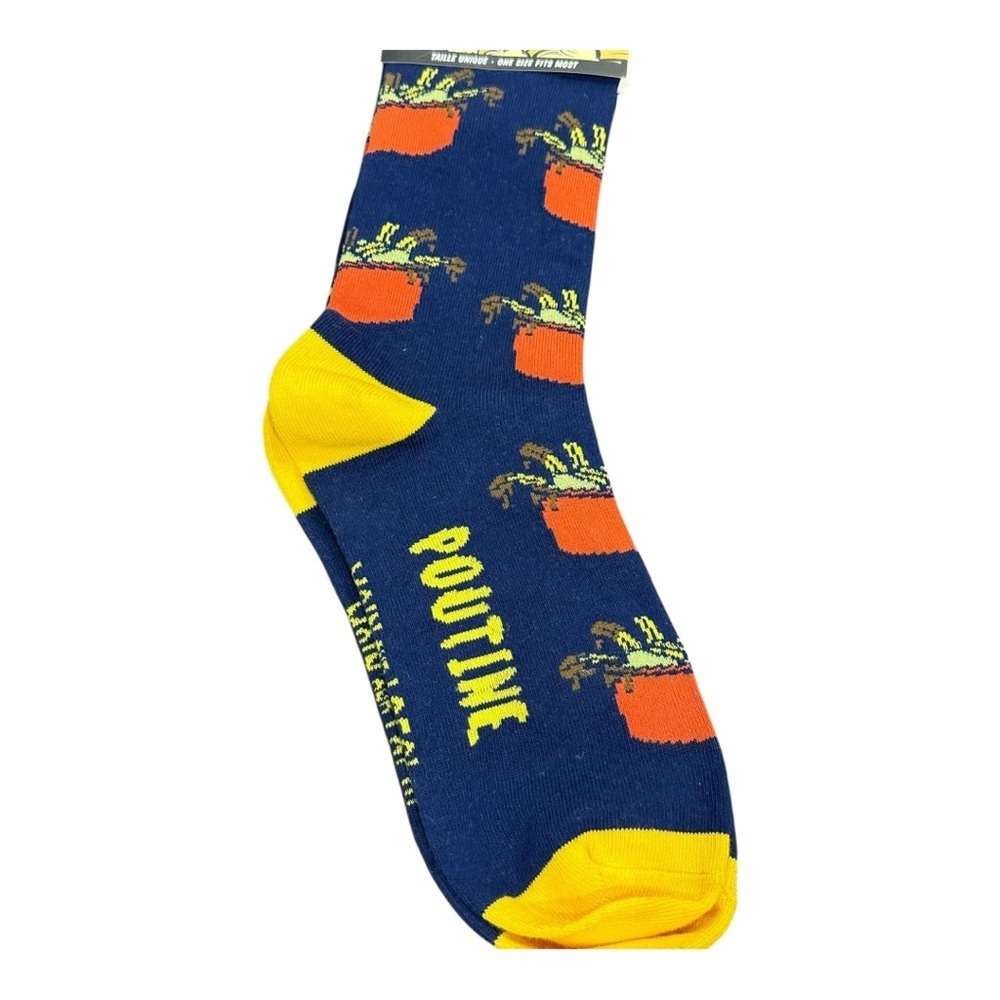 Main And Local Poutine Novelty Socks OS - Picture 2 of 5
